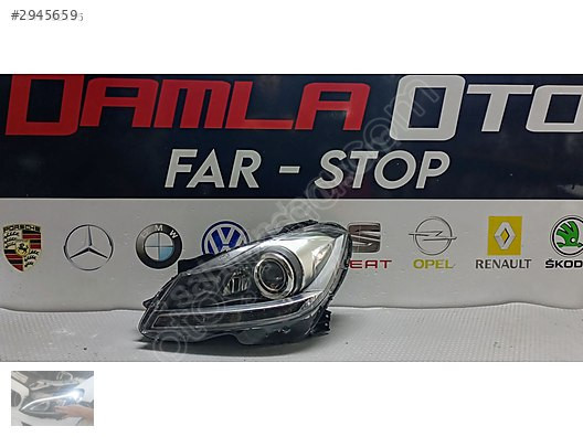 MERCEDES C180 C200 W204 MAKYAJLI XZENON SOL FAR 2011-2014