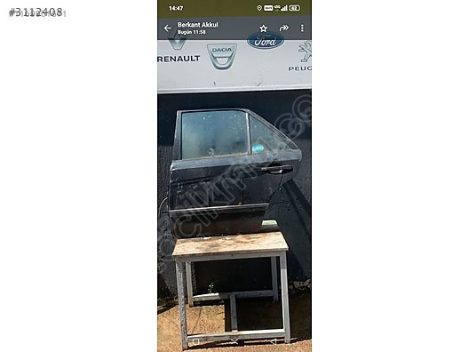 Mercedes W202 kasa sol arka kapı dolu 8.750 TL