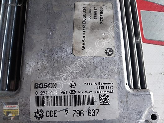 0281012091 Bmw E60 5,30D Motor Beyni