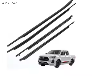 ÇITA CAM SIYIRICI FİTİL ARKA SAĞ DIŞ TOYOTA HILUX 15-21 SİYAH
