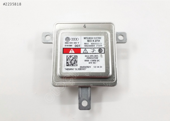 AUDİ A3 XENON FAR BEYNİ SIFIR 2008-2015 UYUMLU