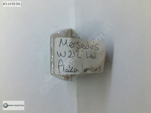 MERCEDES W212 PLAKA LAMBASI LED ( ORJİNAL )