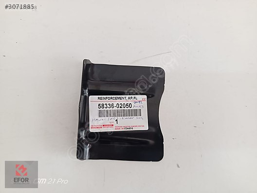 TOYOTA AURİS SIFIR ORJ HAVUZ KENAR SACI OEM NO: 58336-02050