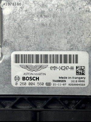 ASTON MARTIN 0265004560 KY9Y-14C247-AA ŞANZIMAN ECU