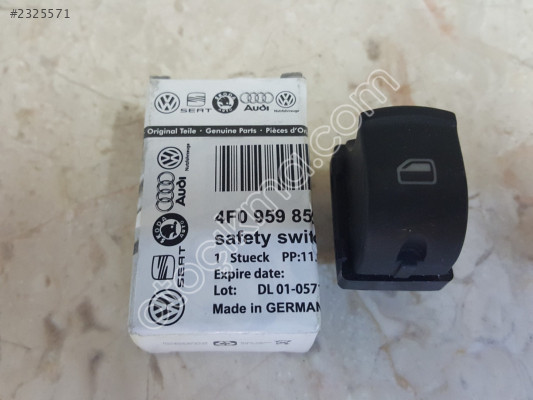 4F0959855A A3 A6 Q7 TEKLI CAM DUGMESI