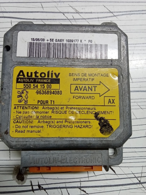 Peugeot 206 Airbag Beyni 9636894080 550541500