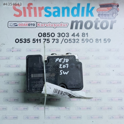 0970-1168 PEUGEOT 207 CİKMA ABS BEYNİ