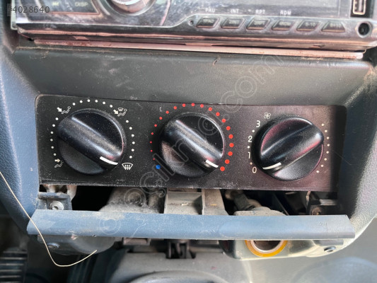 Renault kangoo kalorfier kontrol paneli