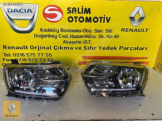 2017-2020 Dacia Duster LED Far - Sıfır Sol Sağ Yedek Parça