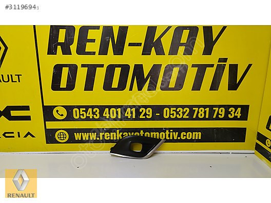 261A24028R RENAULT CLİO 4 SAĞ SİS FAR ÇERÇEVESİ NİKELAJLI RENKAY