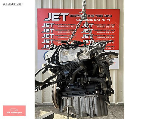 1.4 TSİ CAX 122 HP komple motor SCİROCCO JET VOLKSWAGEN'DE