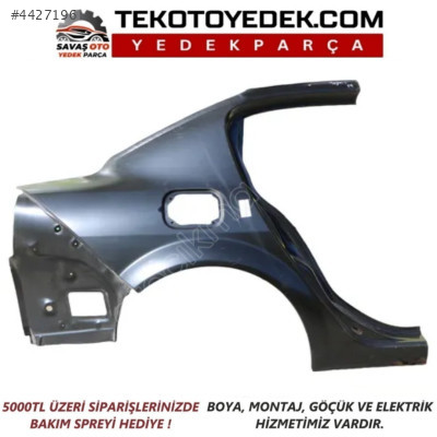MEGANE 2 ARKA ÇAMURLUK SAĞ SOL 2003 2004 2005 2006 2007 2008 2009