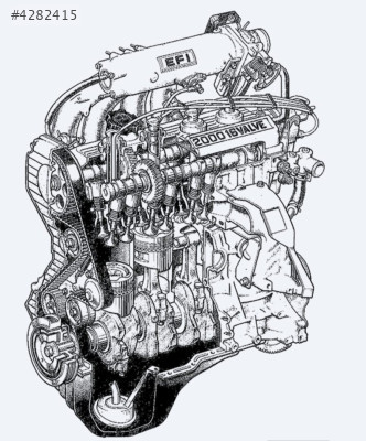 1989-1993 MODEL TOYOTA CORONA 2.0 BENZİNLİ KOMPLE MOTORR