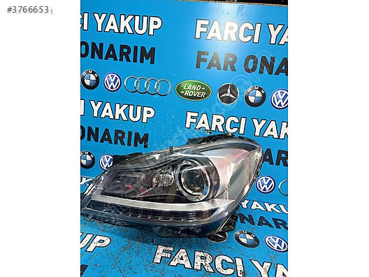 MERCEDES W204 MAKYAJLI KASA SOL ÖN FAR ÇIKMA ORJİNAL TEMİZ