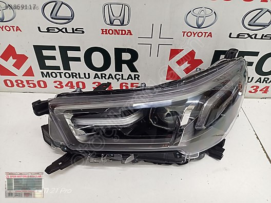 TOYOTA HILUX LEDLİ SOL FAR ÇIKMA ORİJİNAL PARÇA 2022-2023