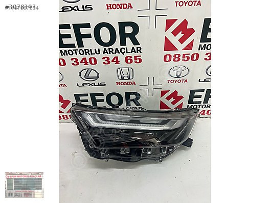 TOYOTA RAV-4 SOL FAR ÇIKMA ORJİNAL YEDEK PARÇA 23-24 MODEL