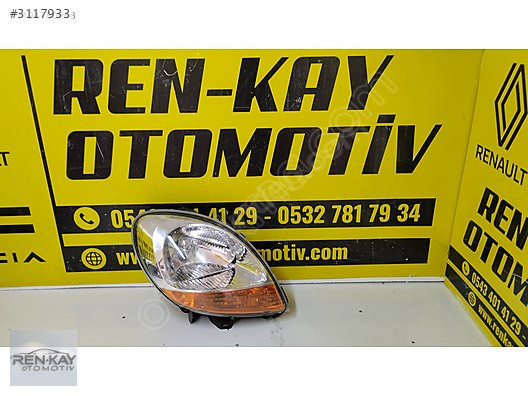 RENAULT KANGOO SAĞ FAR SARI SİNYALLİ SIFIR RENKAY OTO KOCAELİ
