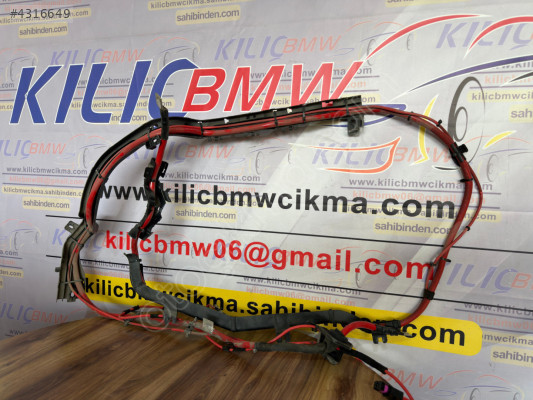 BMW X6 F16 X5 F15 AKÜ KABLOSU ORJİNAL ÇIKMA 61129314519
