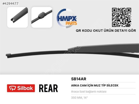 ARKA SİLECEK SÜPÜRGESİMUZ TİPİ 350MM GOLF5-POLO-TİGUAN 04 SIFIR