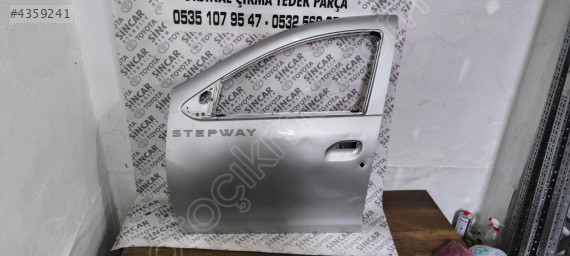 DACİA SANDERO STEPWAY 2013 2020 SOL ÖN KAPI ÇIKMA ORJİNAL
