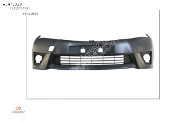 TOYOTA COROLLA IZGARALI ÖN TAMPON -2013-2016..