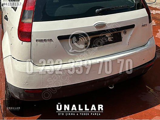 FORD FİESTA ARKA TAMPON ve TÜM AKSAMLARI | ÜNALLAR OTO ÇIKMA |