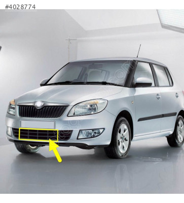 5J0853677A SKODA FABİA ÖN TAMPON ORTA IZGARA 10 - 14