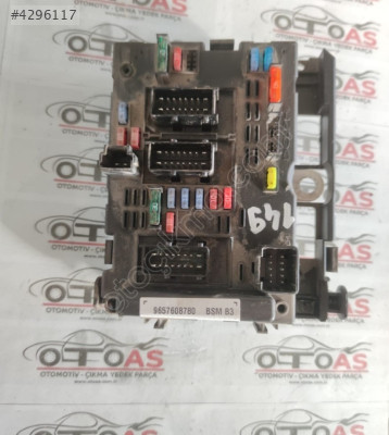 2011 MODEL PEUGEOT PARTNER SİGORTA KUTUSU 9657608780