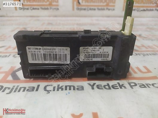 RENAULT FLUENCE MEGANE 3 807310699R SOL ÖN CAM KRİKO MOTORU MODÜ