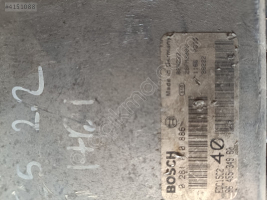CİTROEN C5 2.2 HDİ MOTOR BEYNİ 0281010886 EDC15C2 9645534980