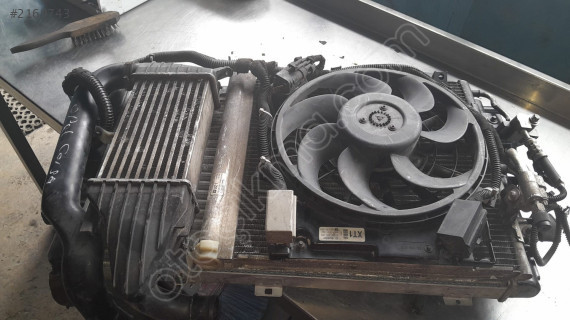 Opel.astra h 1.3 1.7 radyatör fan takım çıkma