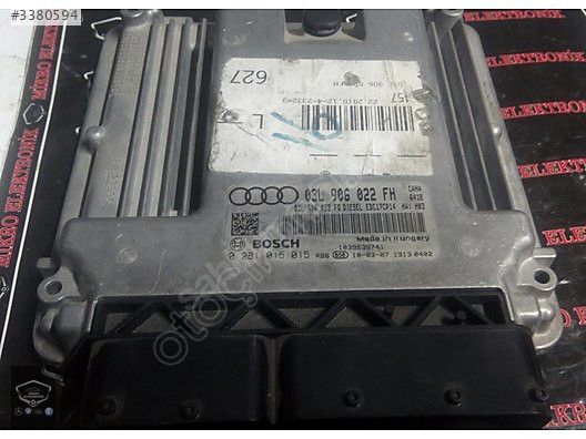 Audi A6 2.0 TDI Motor Beyni 03L906022FH - 0281015015