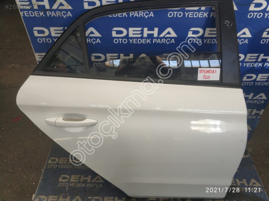 Hyundai İ20 çıkma orjinal sağ arka kapı