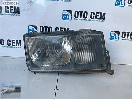 OTO CEMDEN ÇIKMA MERCEDES W124 SAĞ FAR HELLA MAKYAJLI KASA