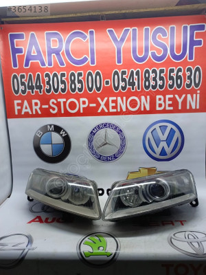 2006 Audi A6 sag sol far