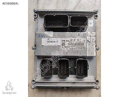 Audi A4 A5 A6 3.0 TDI Motor Beyni 059907309F - 0281031650