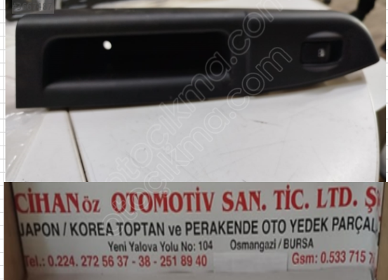 HYUNDAİ GETZ CAM DÜĞME ÇERÇEVESİ ARKA SAĞ DÜĞMELİ ORJİNAL 2006-.