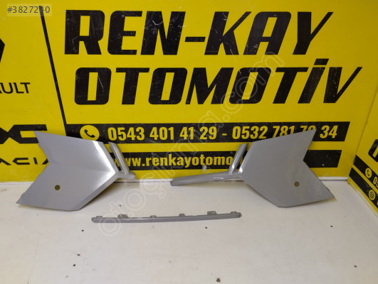 RENAULT MEGANE E-TECH ÖN TAMPON KAPLAMALARI NARDO GRİ ORJ ÇIKMA