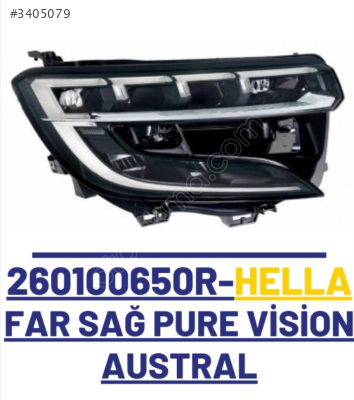 AUSTRAL PURE VİSİON SAĞ FAR