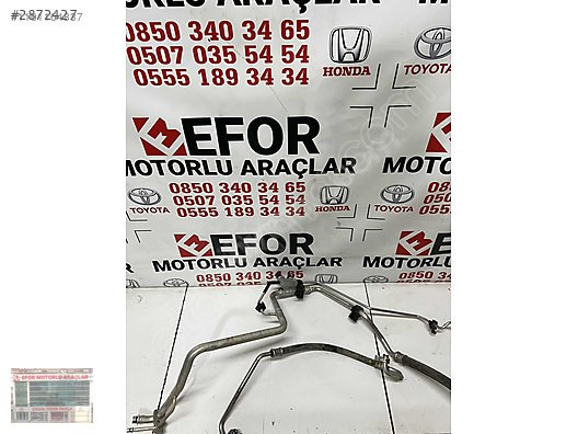 TOYOTA COROLLA 1.33 KLİMA BORULARI SÖKME ORJİNAL PARÇA 16-18