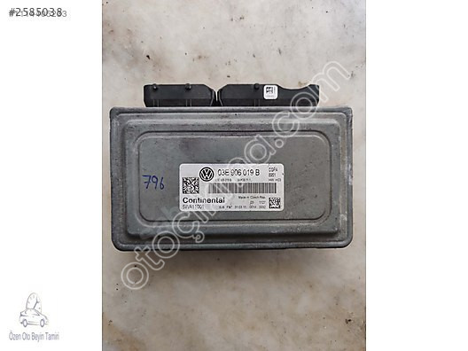 Volkswagen Polo 1.2 Motor Beyni 03E906019B - 5WA11001