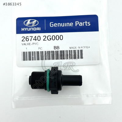 26740-2G000 KÜLBÜTÖR KAPAK HAVA (PCV) VALFİ 11- BLUE DZL ACCENT