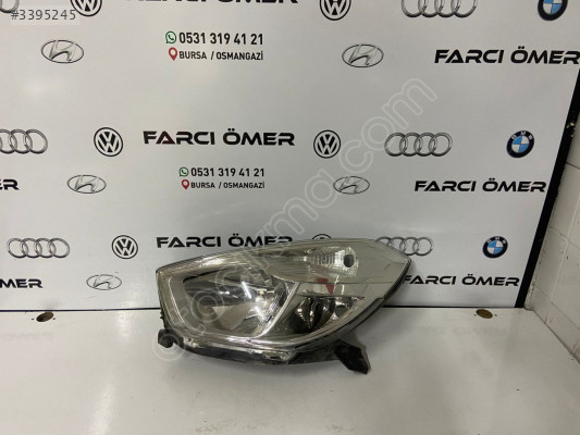 DACİA LODGY SOL ÖN FAR ORJİNAL