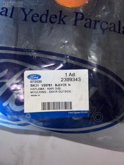 FORD TRANSİT KAPI DIŞI KAPLAMA / 2309343