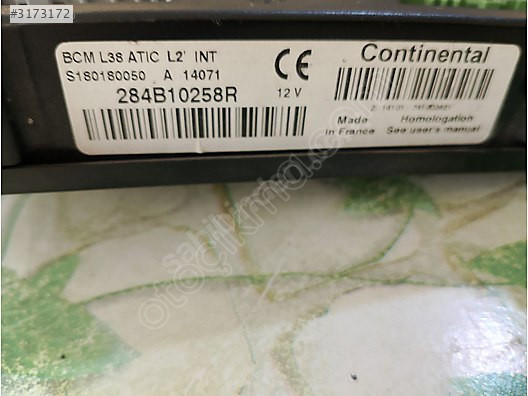RENAULT FLUENCE MEGAN 3 BŞİ BEYİN ORJİNAL