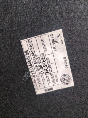 Fiat Albea Sıfır Orjinal Bagaj Pandizotu 2005-2010