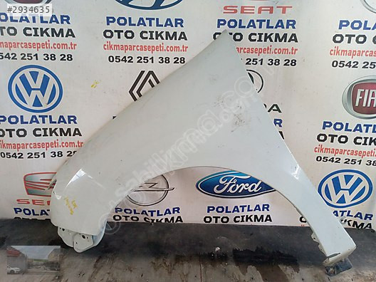Clio symbol joy sol ön çamurluk beyaz