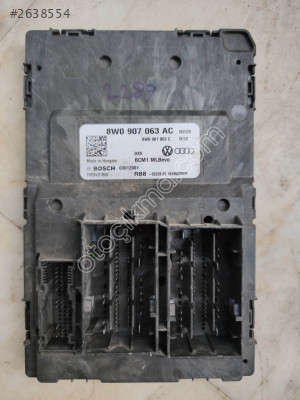 Audi A4 BCM Beyni Kontrol Modülü 8W0907063AC - 8W0907063C