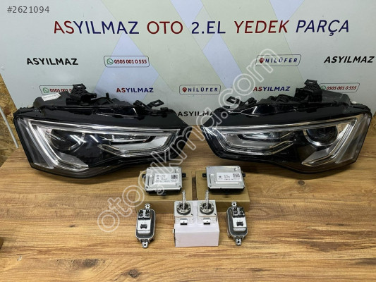 AUDİ A5 SAĞ VE SOL TAKIM FAR BEYİNLİ SIFIR ÜRÜN 2009-2015 UYUMLU