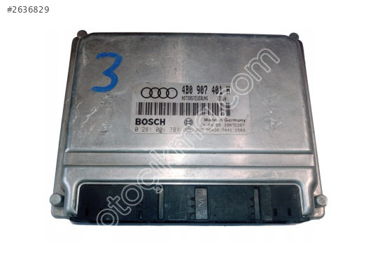 Audi A6 C5 Motor Beyni 4B1907401H 0281001781 Garantili Orijinal